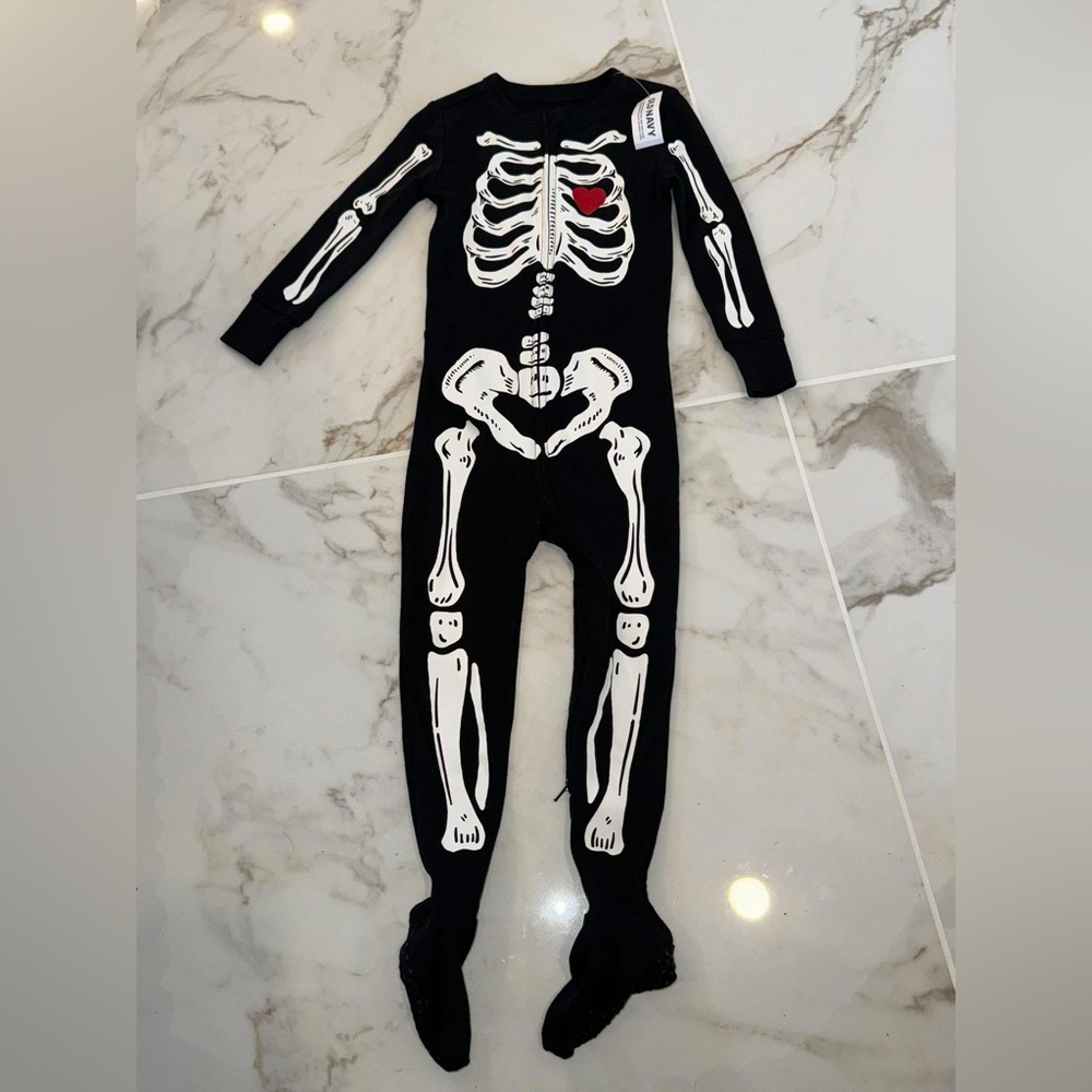 Old navy skeleton one piece